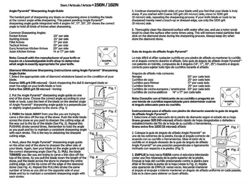 Imagen de la primera página del manual del dispositivo Dual-Grit Diamond