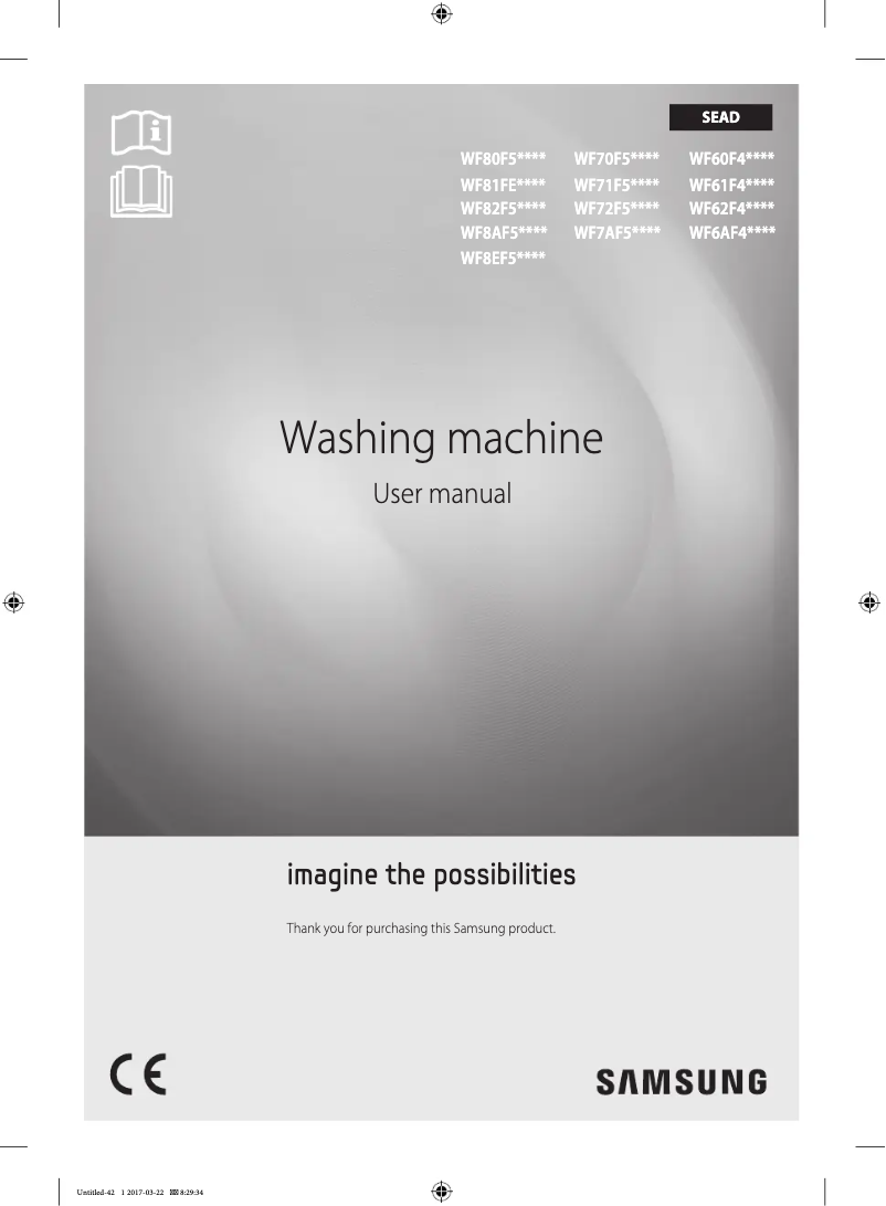 Página 1 del manual Manual de usuario Samsung WF60F4E2W2W