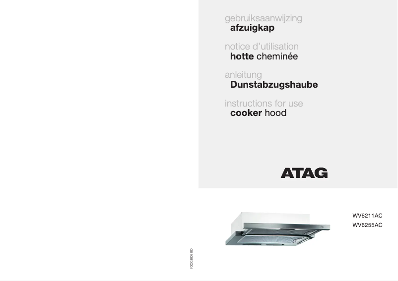 Página 1 del manual Manual de usuario Atag WV6211ACUU