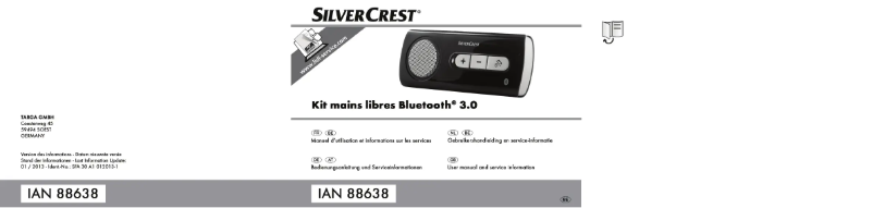 Imagen de la primera página del manual del dispositivo SFA 30 A1