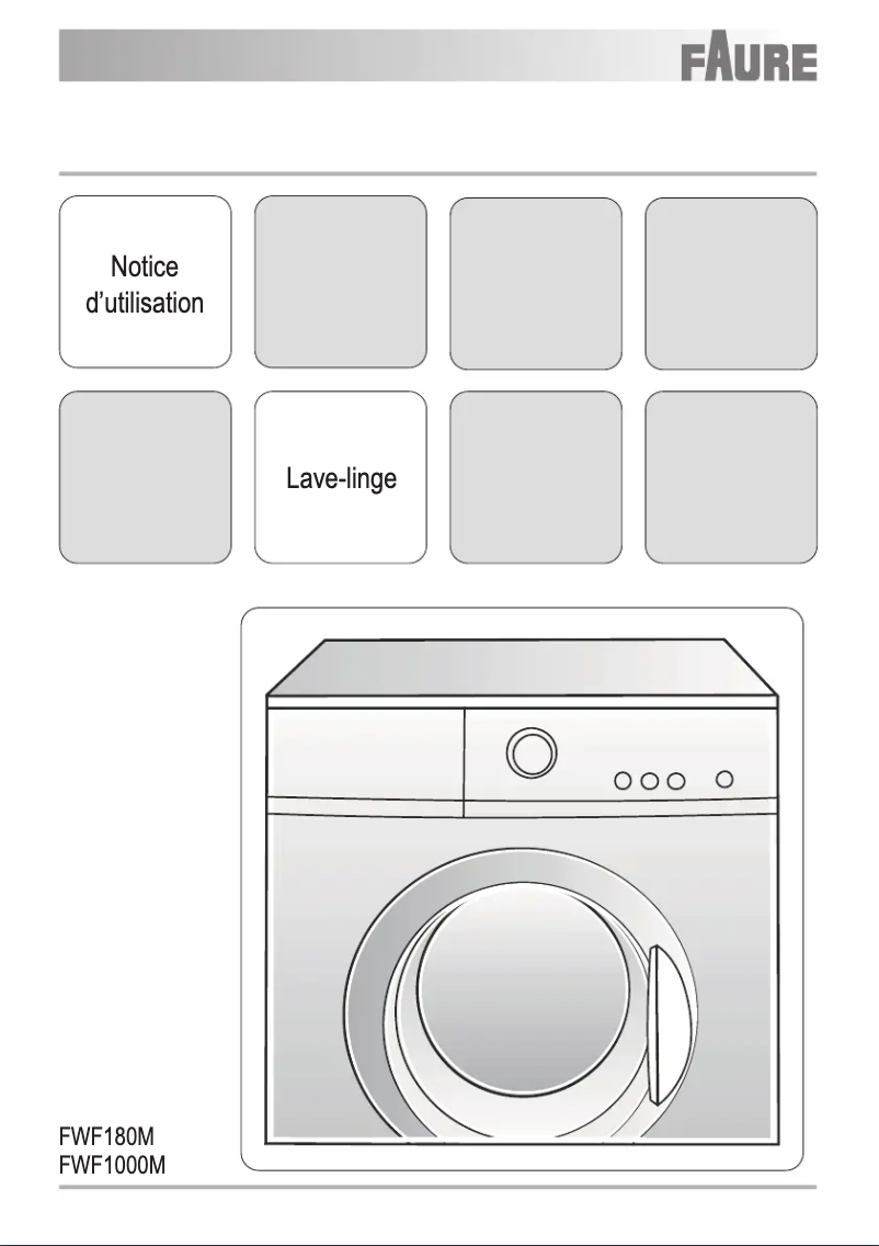 Imagen de la primera página del manual del dispositivo FWF1000M