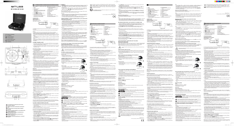 Imagen de la primera página del manual del dispositivo MT-103 GD