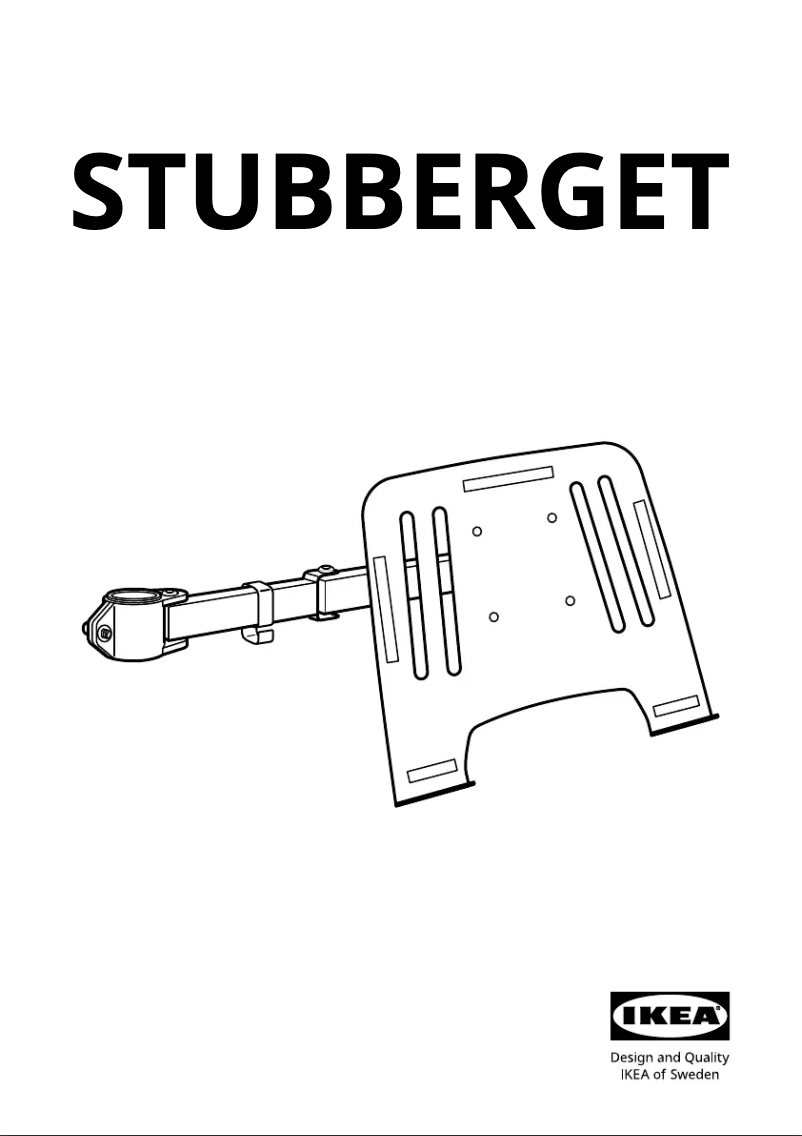 Página 1 del manual Manual de usuario Ikea STUBBERGET 205.919.35