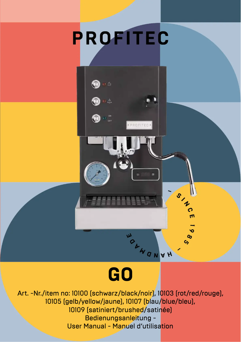 Imagen de la primera página del manual del dispositivo Go