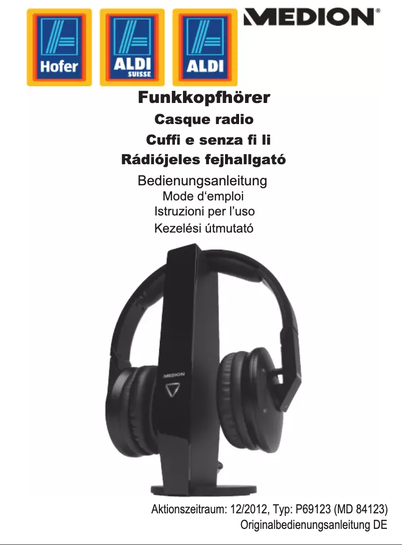 Página nº 1 - Manual de usuario Medion LIFE P69123 (MD 84123)