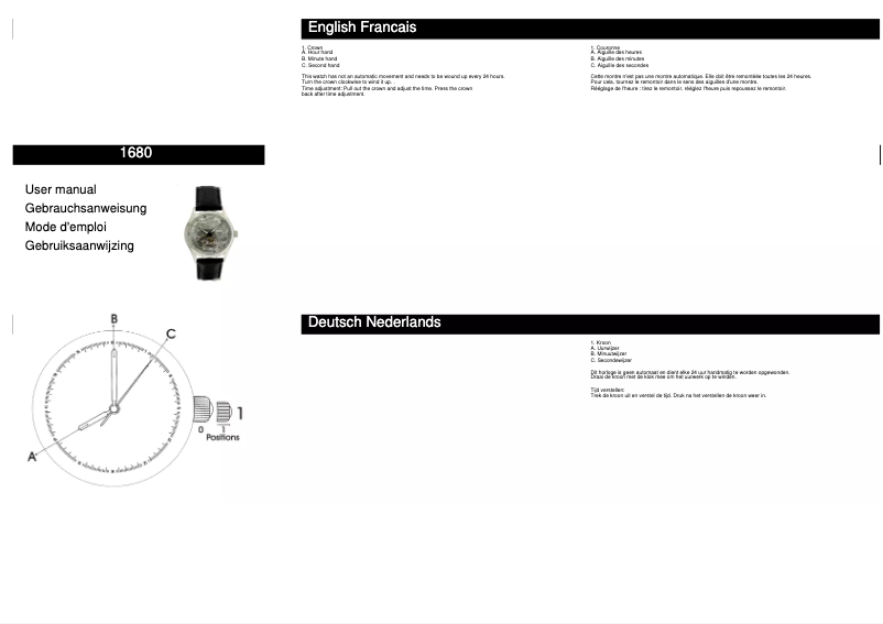 Imagen de la primera página del manual del dispositivo Logan 1680