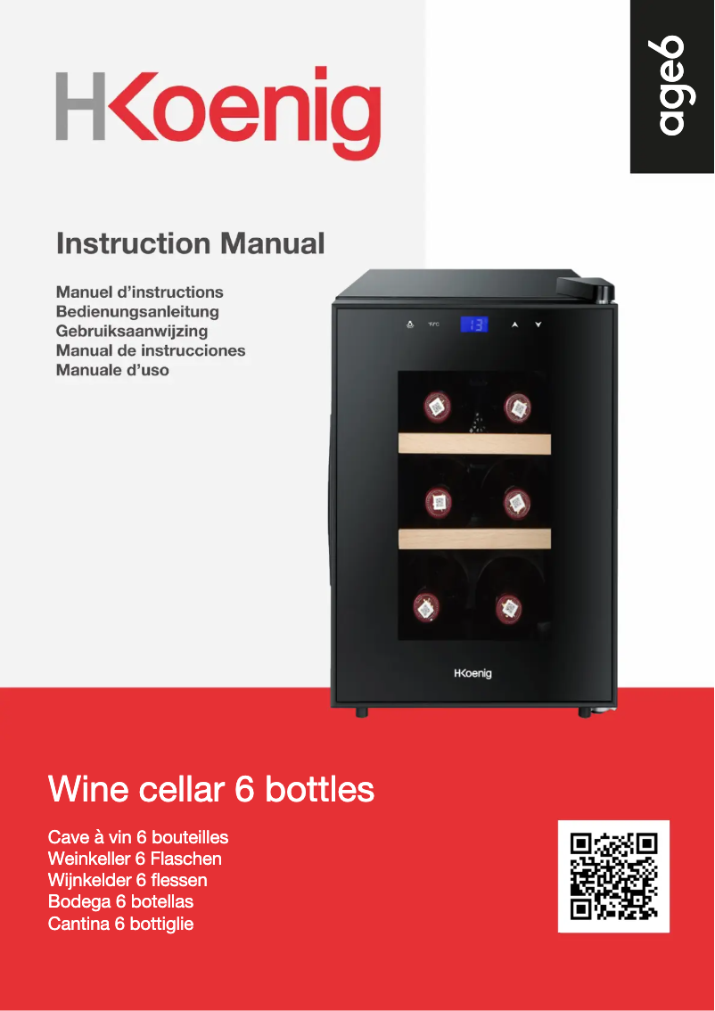 Página 1 del manual Manual de usuario H.Koenig AGE6
