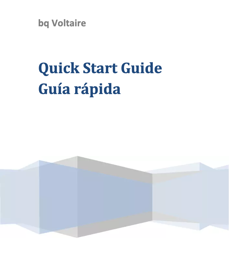 Página nº 1 - Manual de usuario bq Voltaire