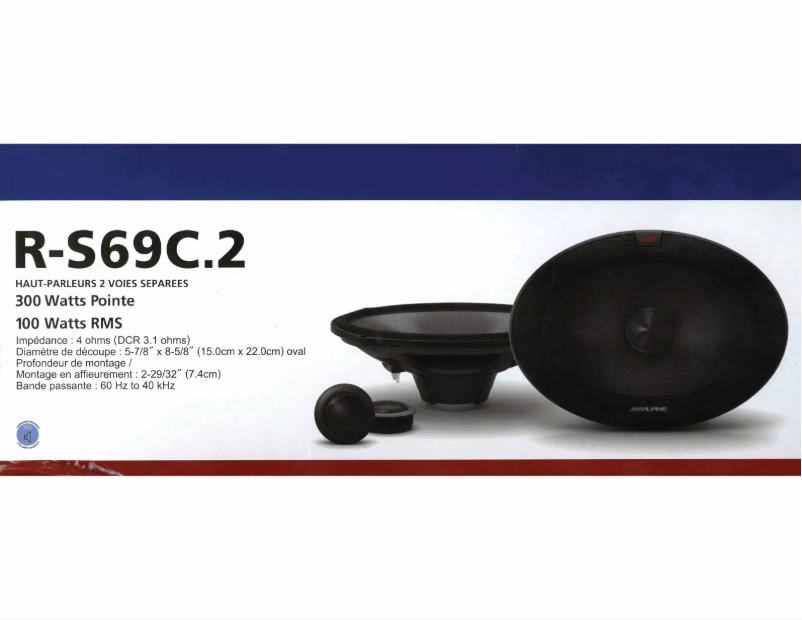 Página 1 del manual Manual de usuario Alpine R-S69C.2