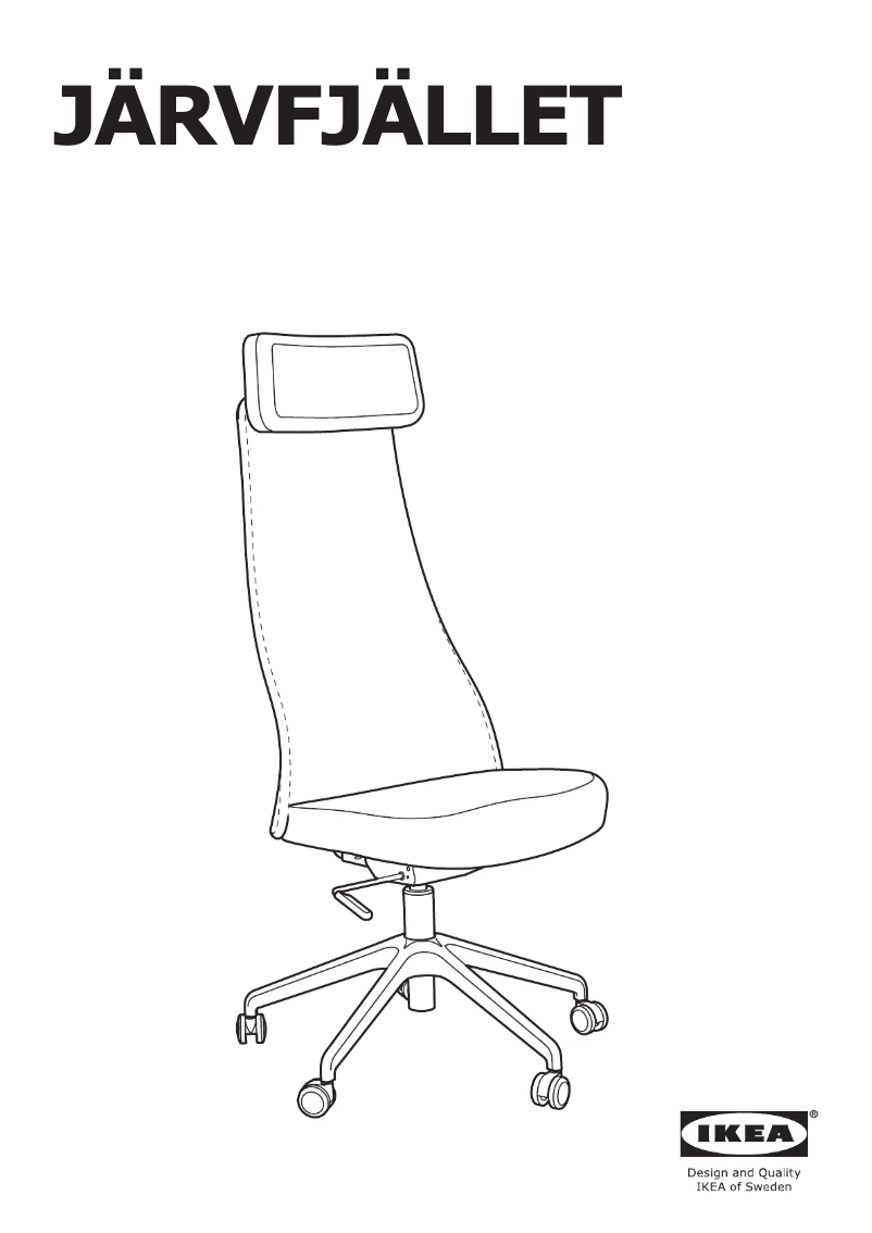 Imagen de la primera página del manual del dispositivo JARVFJALLET