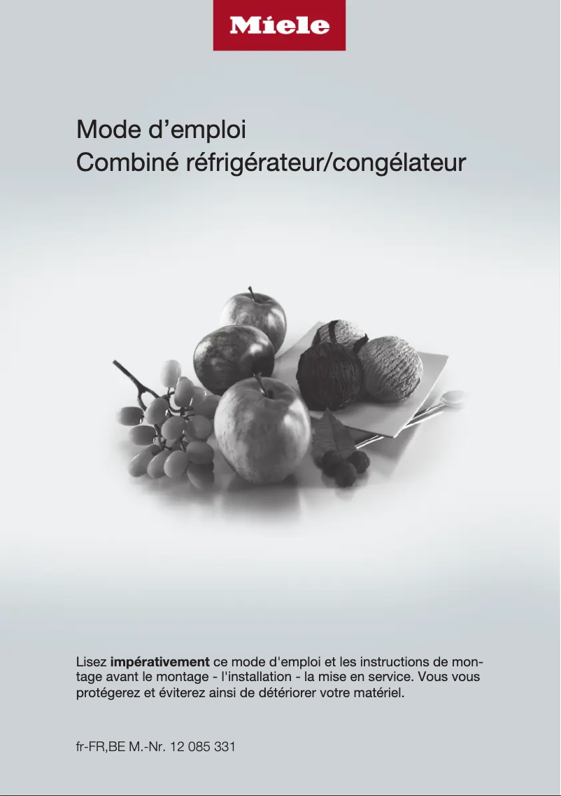 Página 1 del manual Manual de usuario Miele KFN 4374 ED