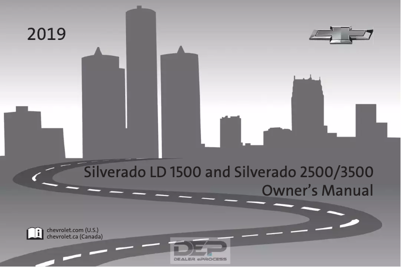 Imagen de la primera página del manual del dispositivo Silverado 3500 HD (2019)