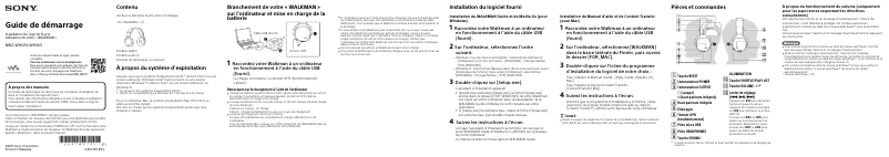 Página 1 del manual Manual de usuario Sony Walkman NWZ-WH303