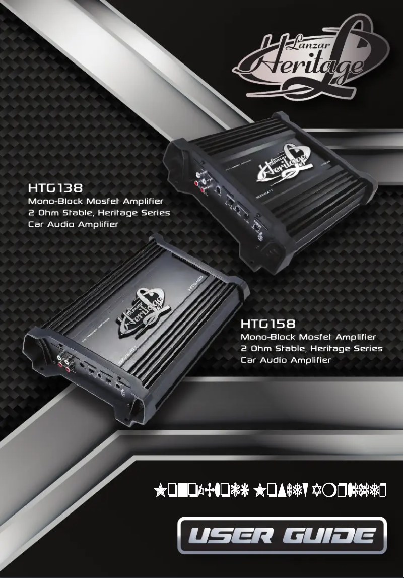 Imagen de la primera página del manual del dispositivo HTG158