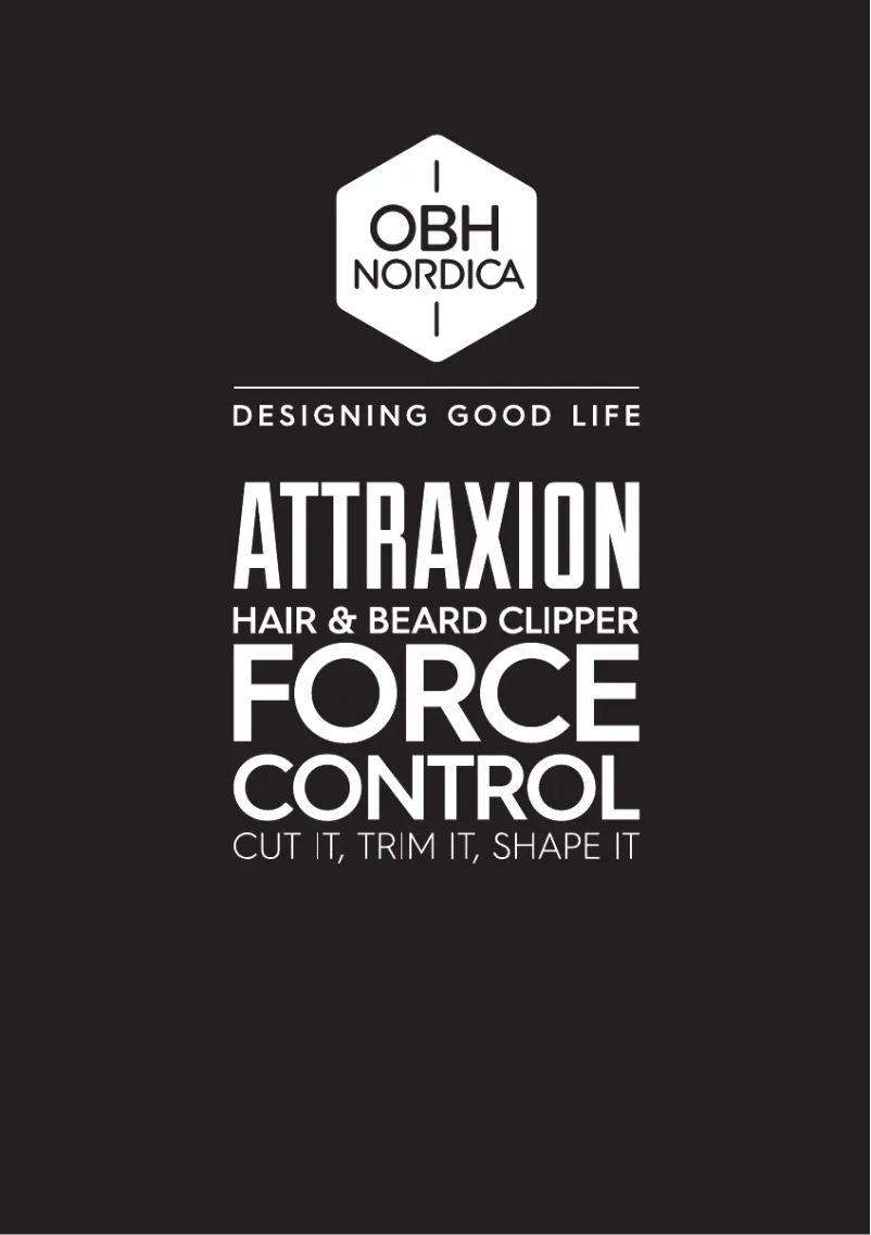 Imagen de la primera página del manual del dispositivo Attraxion Force Control 5592