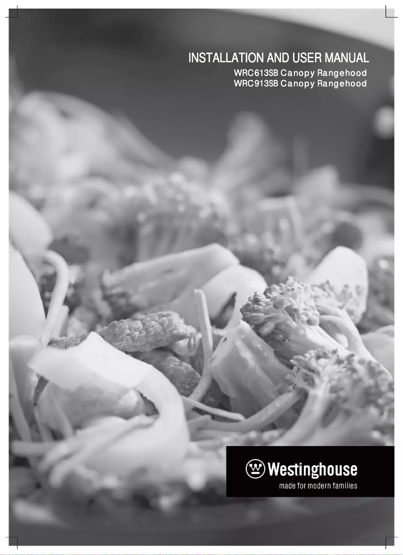 Imagen de la primera página del manual del dispositivo WRC613SB