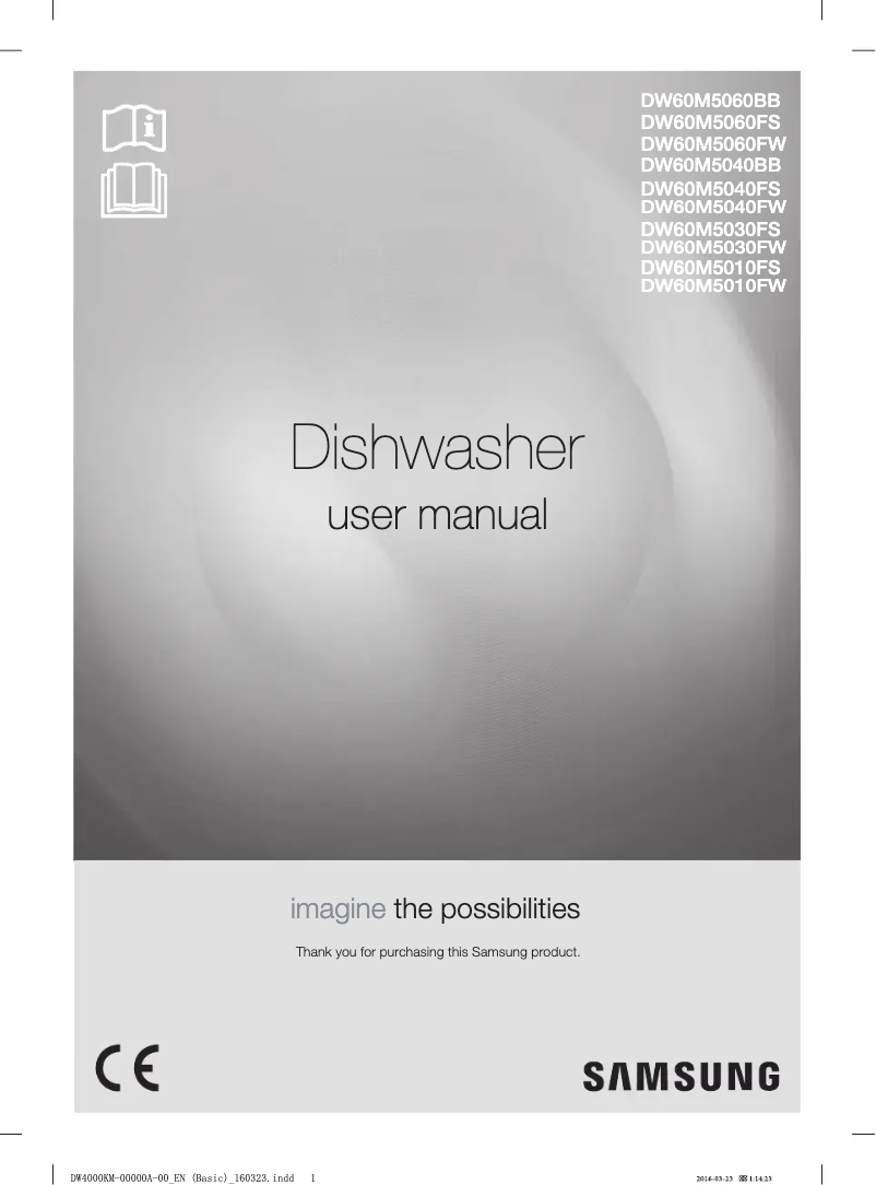 Página 1 del manual Manual de usuario Samsung DW60M5040FS