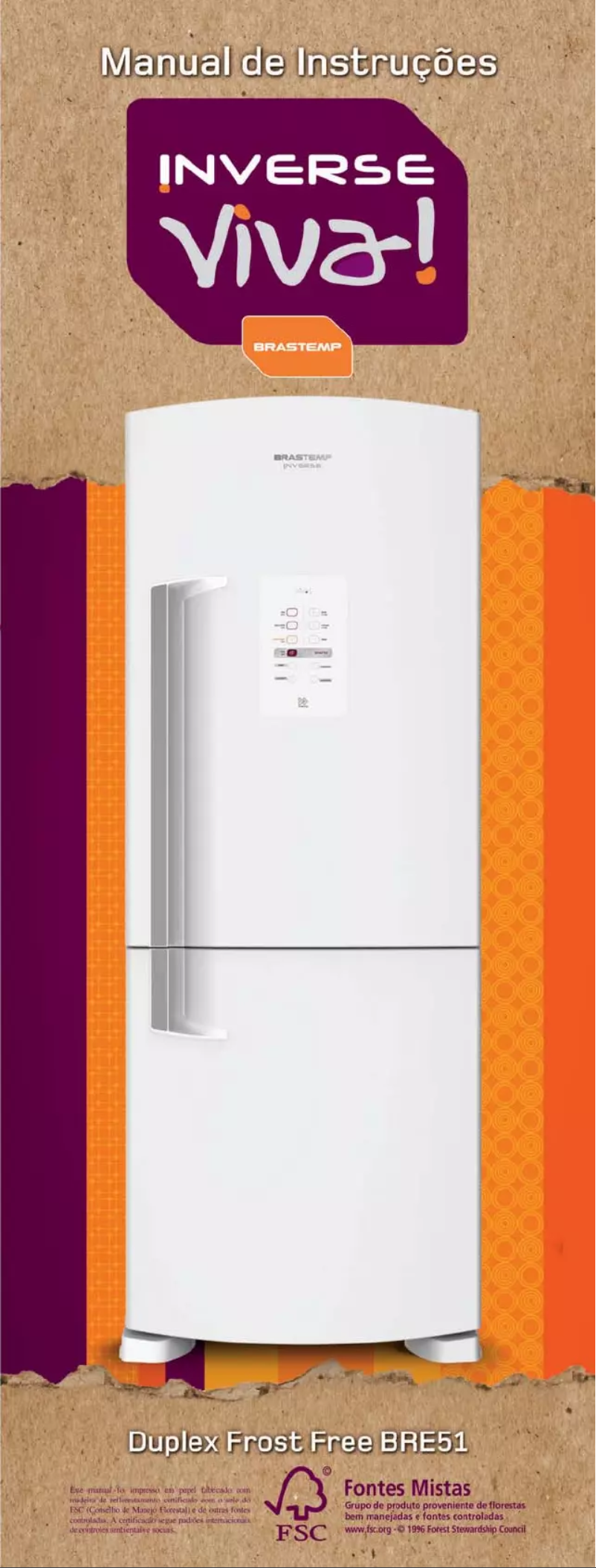 Página 1 del manual Manual de usuario Brastemp BRE51NK