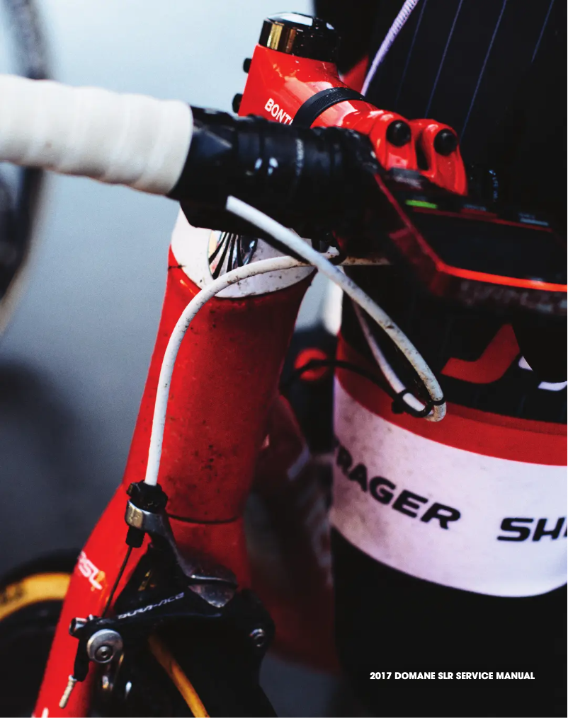 Imagen de la primera página del manual del dispositivo Domane SL Gen 3