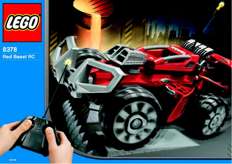 Página 1 del manual Manual de usuario Lego Red Beast RC