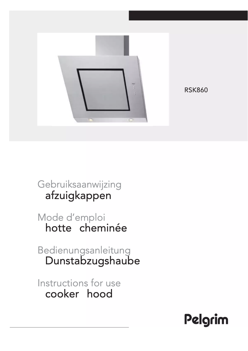 Página 1 del manual Manual de usuario Pelgrim RSK860