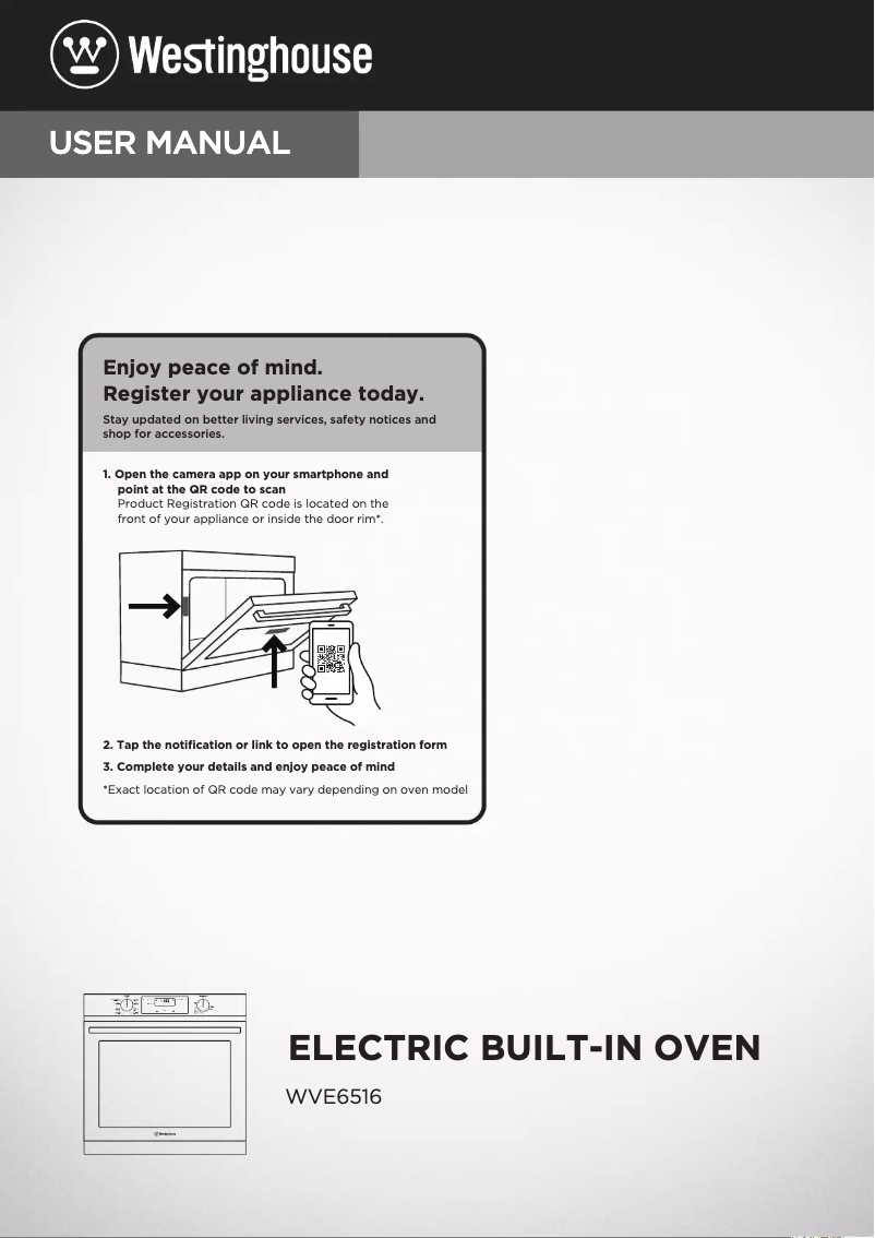Imagen de la primera página del manual del dispositivo WVE6516