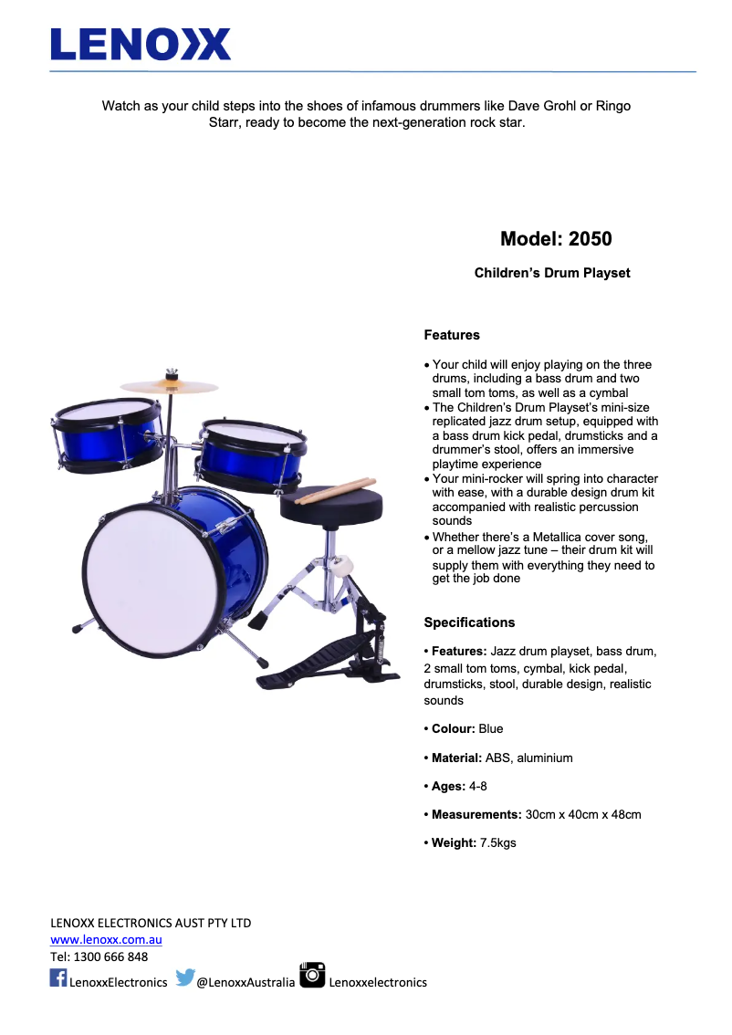 Imagen de la primera página del manual del dispositivo 2050