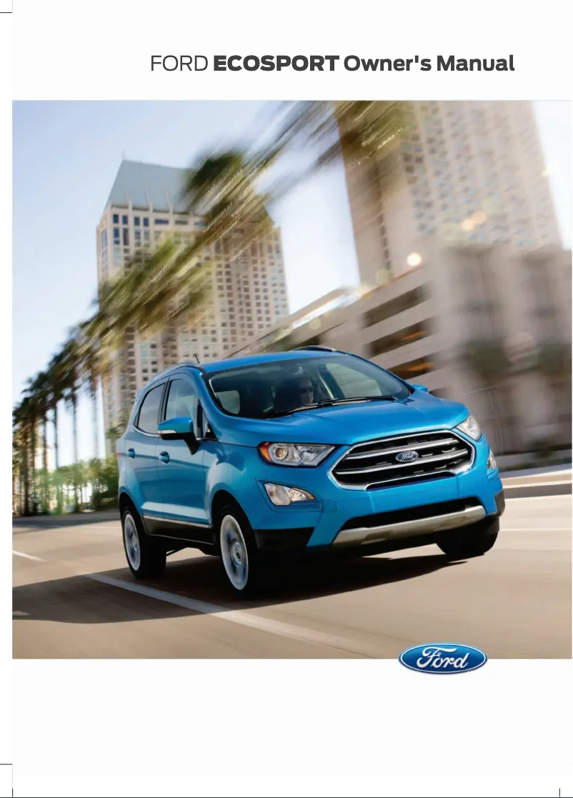 Página 1 del manual Manual de usuario Ford EcoSport (2019)
