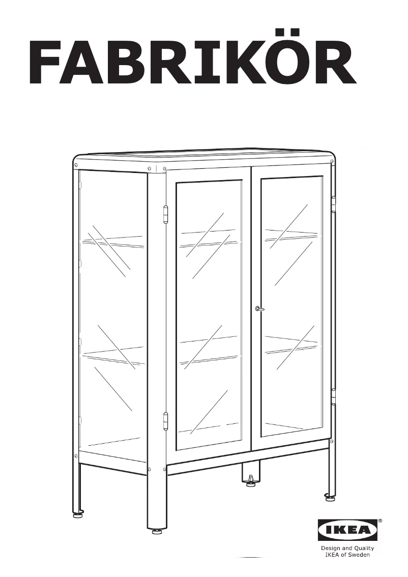 Página 1 del manual Instrucciones / montaje Ikea FABRIKOR