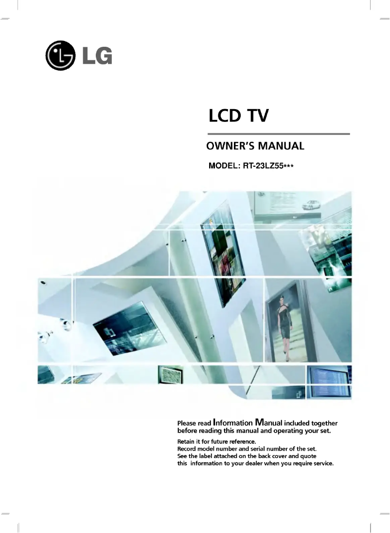 Imagen de la primera página del manual del dispositivo RT-23LZ55