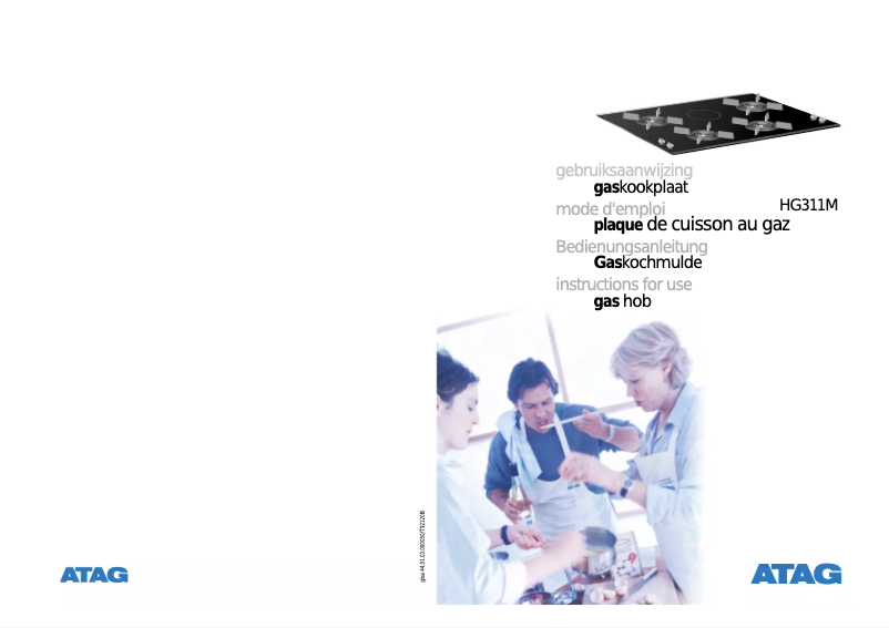 Página 1 del manual Manual de usuario Atag HG311M