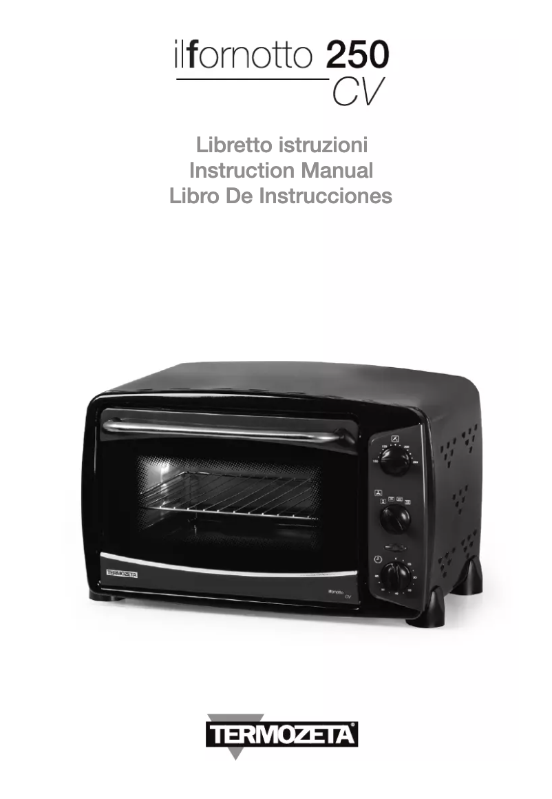 Página 1 del manual Manual de usuario Termozeta IL Fornotto 250 cv