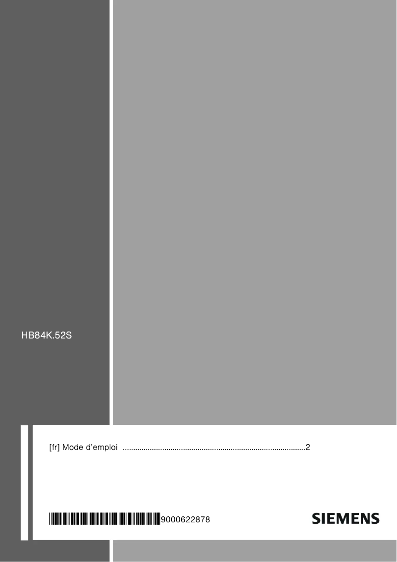 Imagen de la primera página del manual del dispositivo HB84K552S