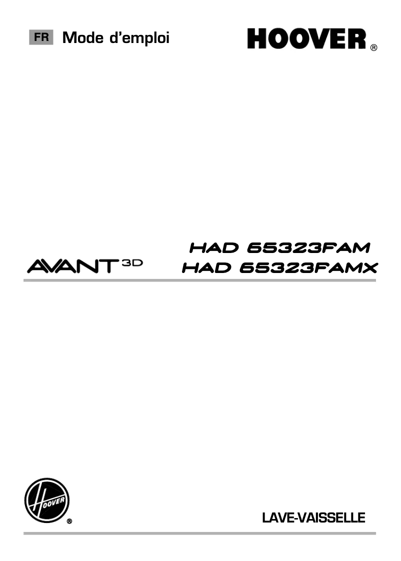 Imagen de la primera página del manual del dispositivo Avant 3D HAD 65323FAMX-47