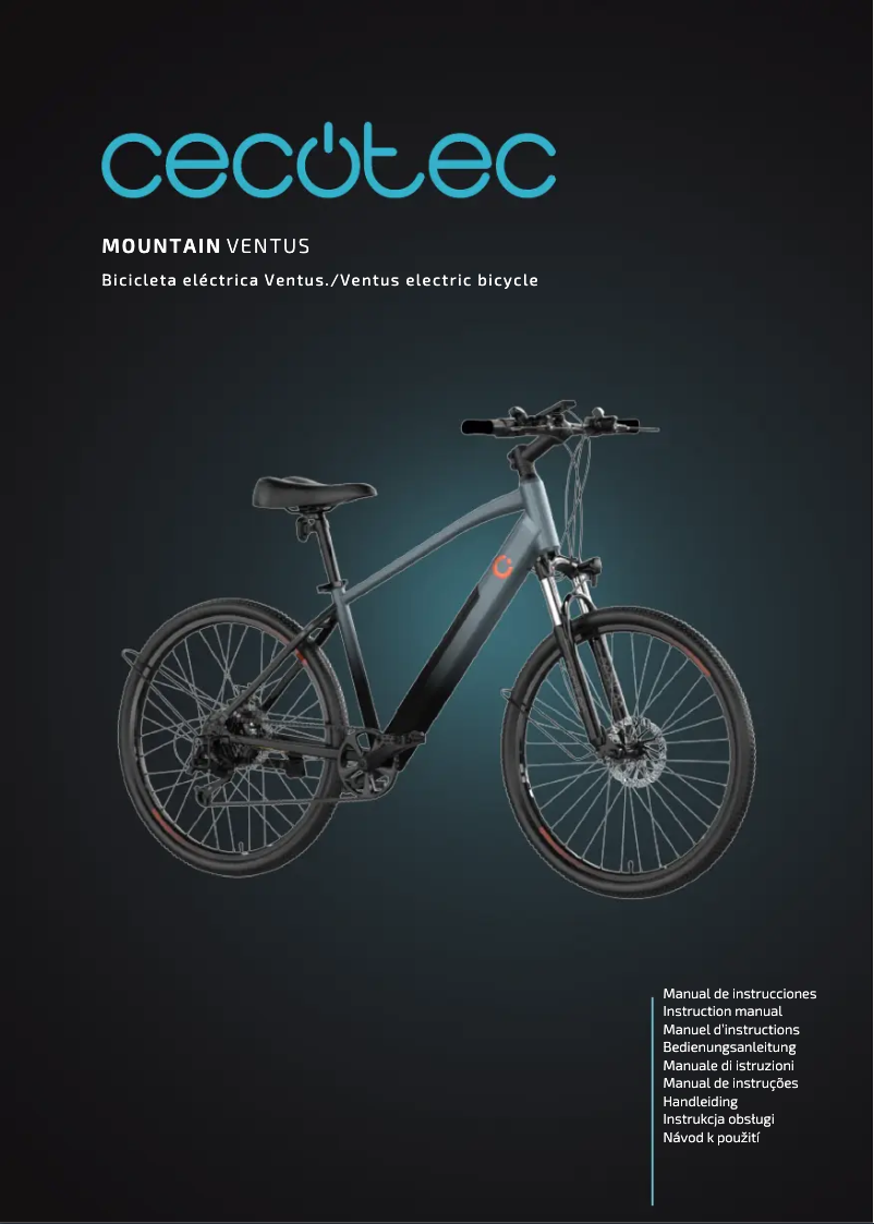 Imagen de la primera página del manual del dispositivo Mountain Ventus