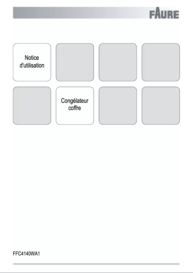 Imagen de la primera página del manual del dispositivo FFC4140WA1