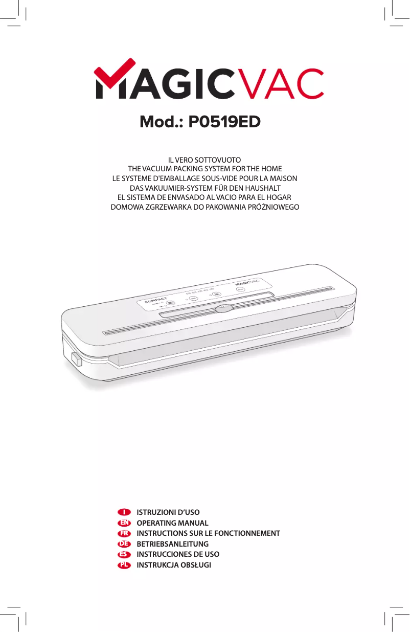 Imagen de la primera página del manual del dispositivo P0519ED