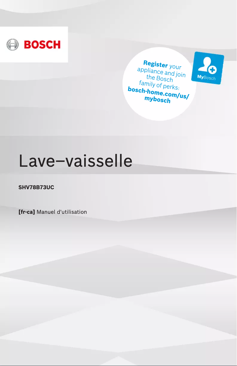 Imagen de la primera página del manual del dispositivo SHV78B73UC