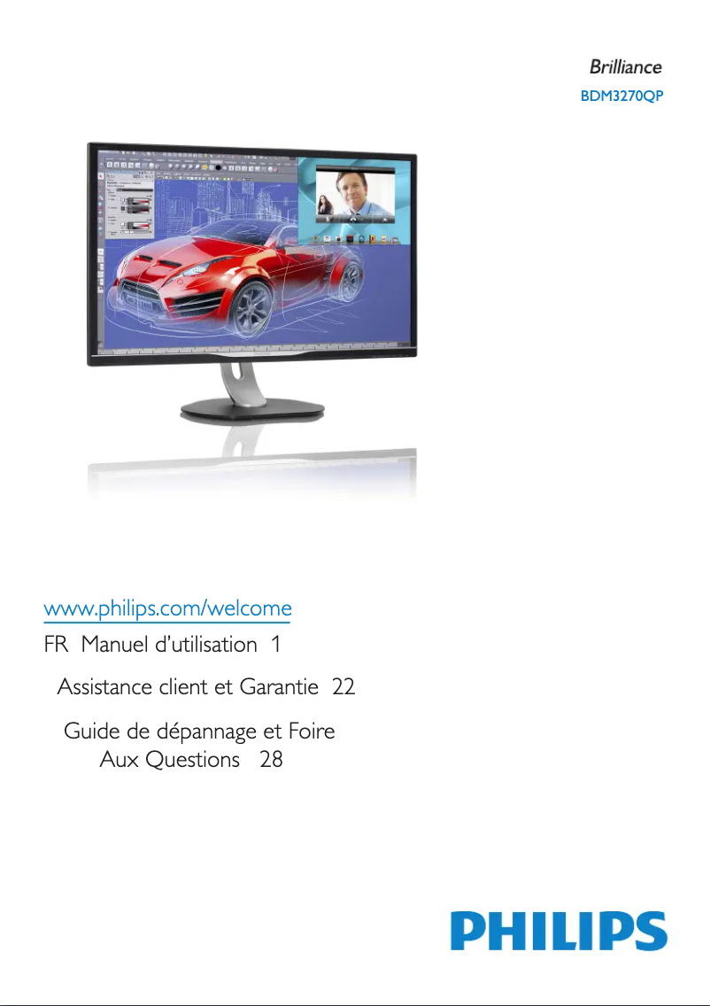 Página 1 del manual Manual de usuario Philips BDM3270QP