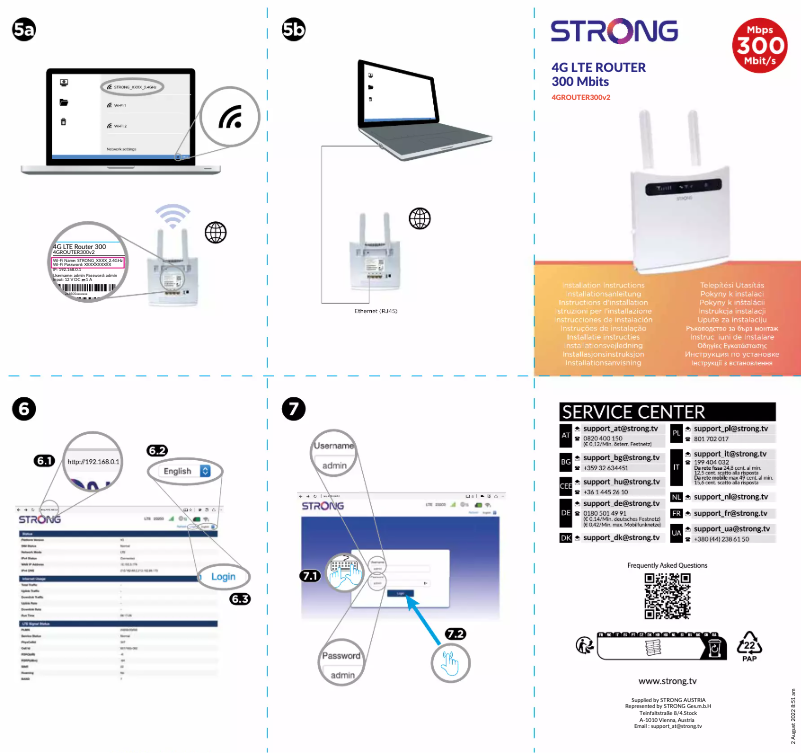 Página nº 1 - Manual de usuario Strong 4G LTE Router 300