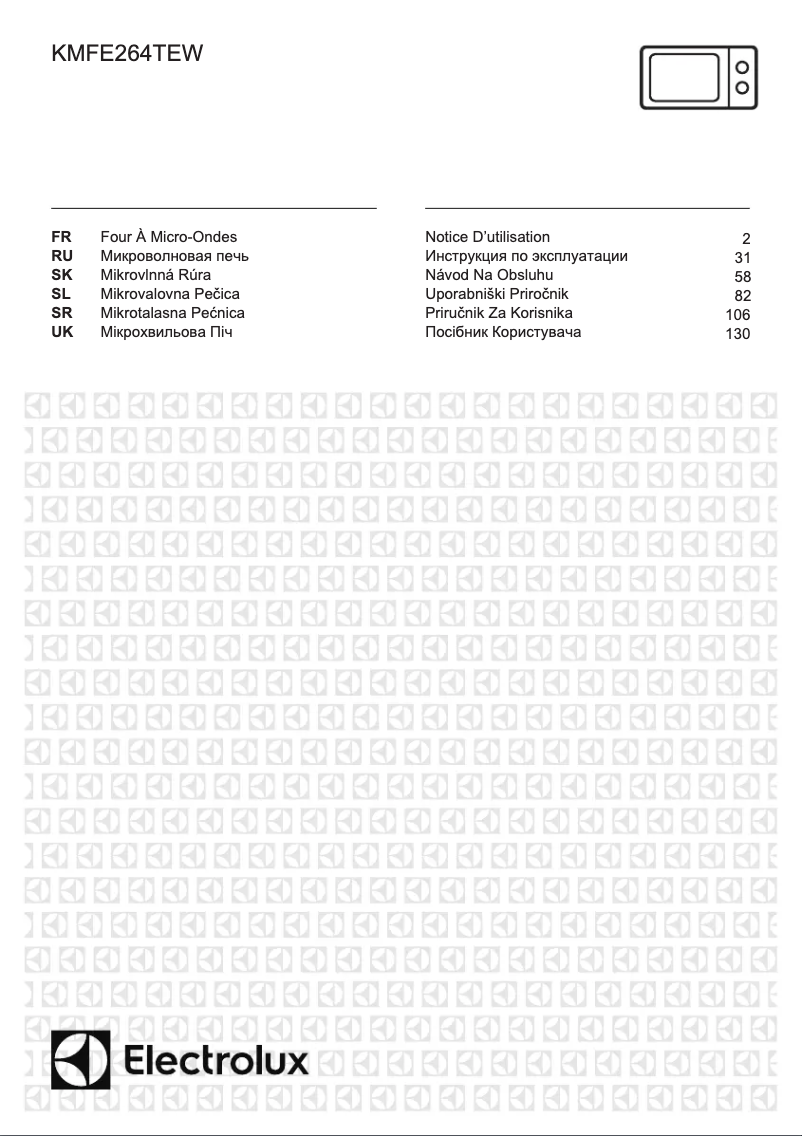 Imagen de la primera página del manual del dispositivo KMFE264TEW