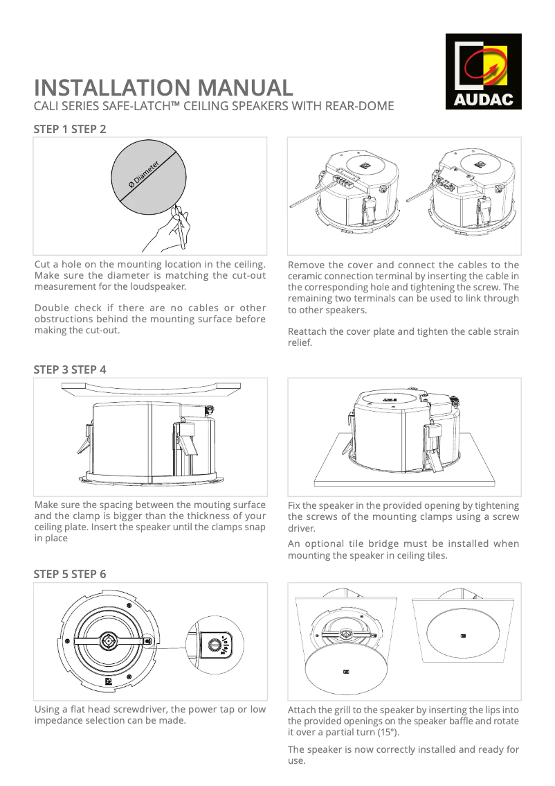 Imagen de la primera página del manual del dispositivo CALI424