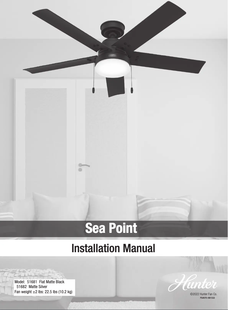 Imagen de la primera página del manual del dispositivo Sea Point