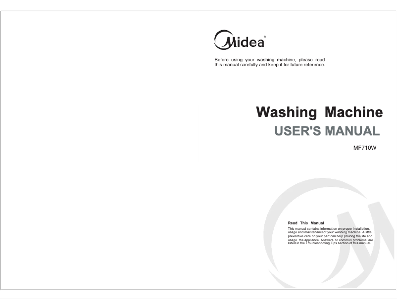 Imagen de la primera página del manual del dispositivo MF710W