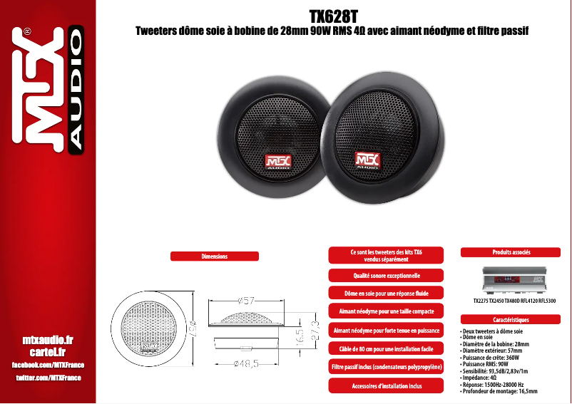 Imagen de la primera página del manual del dispositivo TX628T