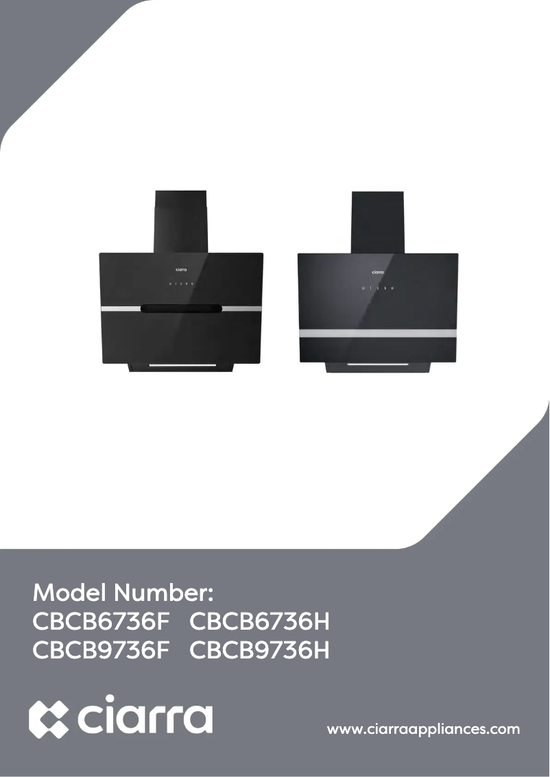 Página 1 del manual Manual de usuario Ciarra CBCB6736H