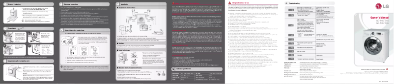 Imagen de la primera página del manual del dispositivo WD-1403TDS6