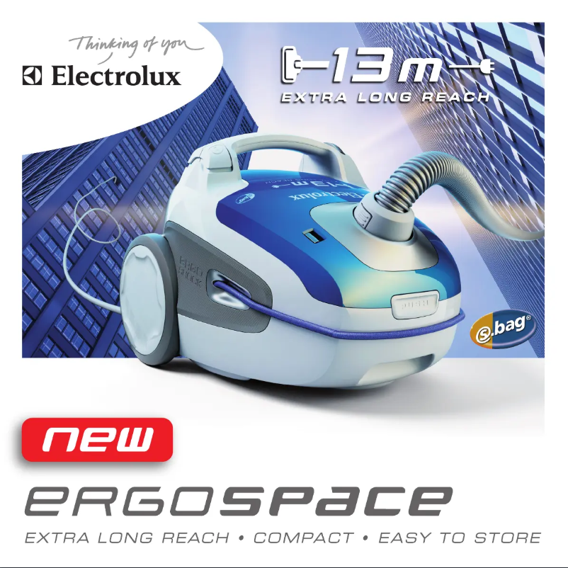 Página 1 del manual Manual de usuario Electrolux ErgoSpace ZE305SC