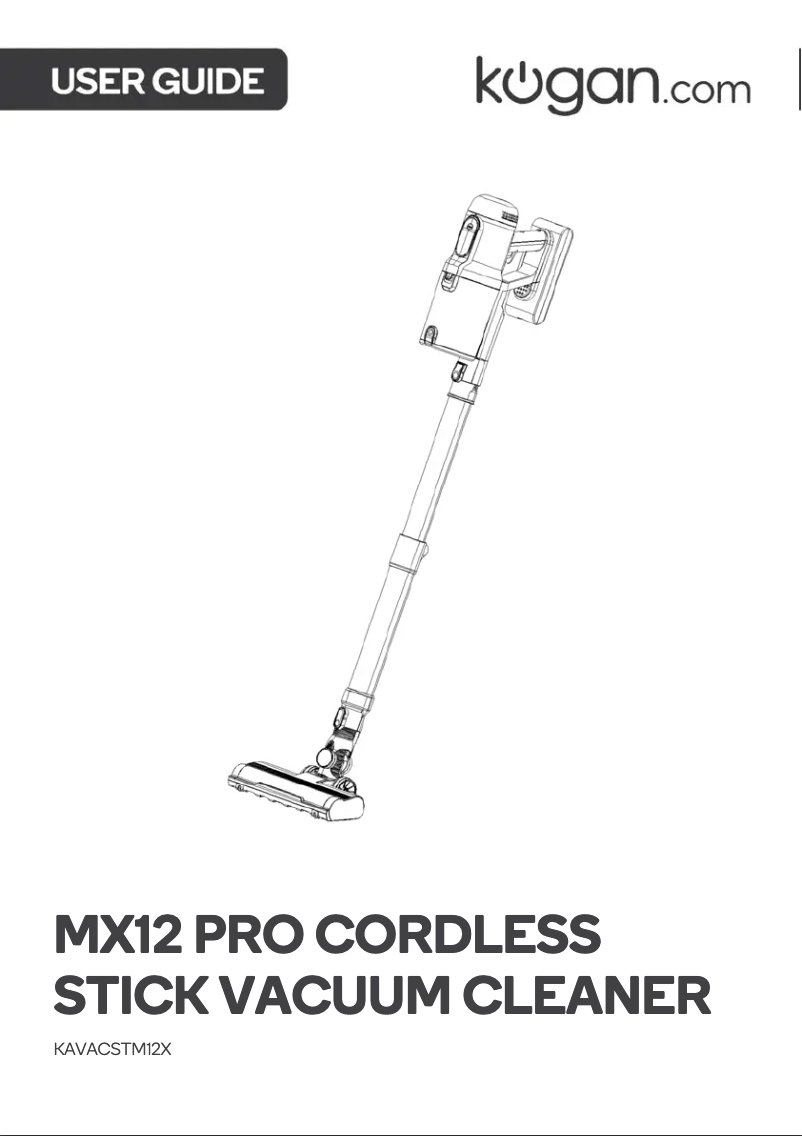 Página 1 del manual Manual de usuario Kogan KAVACSTM12X