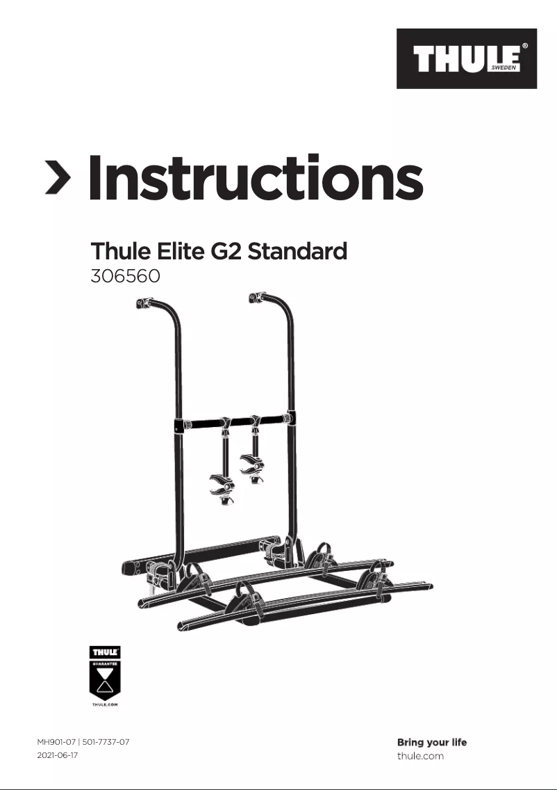 Página 1 del manual Manual de usuario Thule Elite G2 Standard
